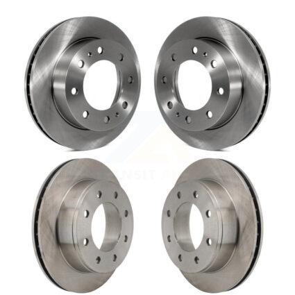 Front Rear Brake Rotor Kit For Chevrolet GMC Sierra 2500 HD Silverado Express Savana H2 XL K8-100988
