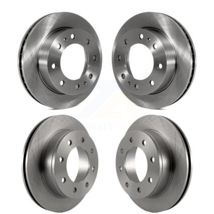 Front Rear Disc Brake Rotors Kit For GMC Savana 2500 Chevrolet Express 3500 K8-100990