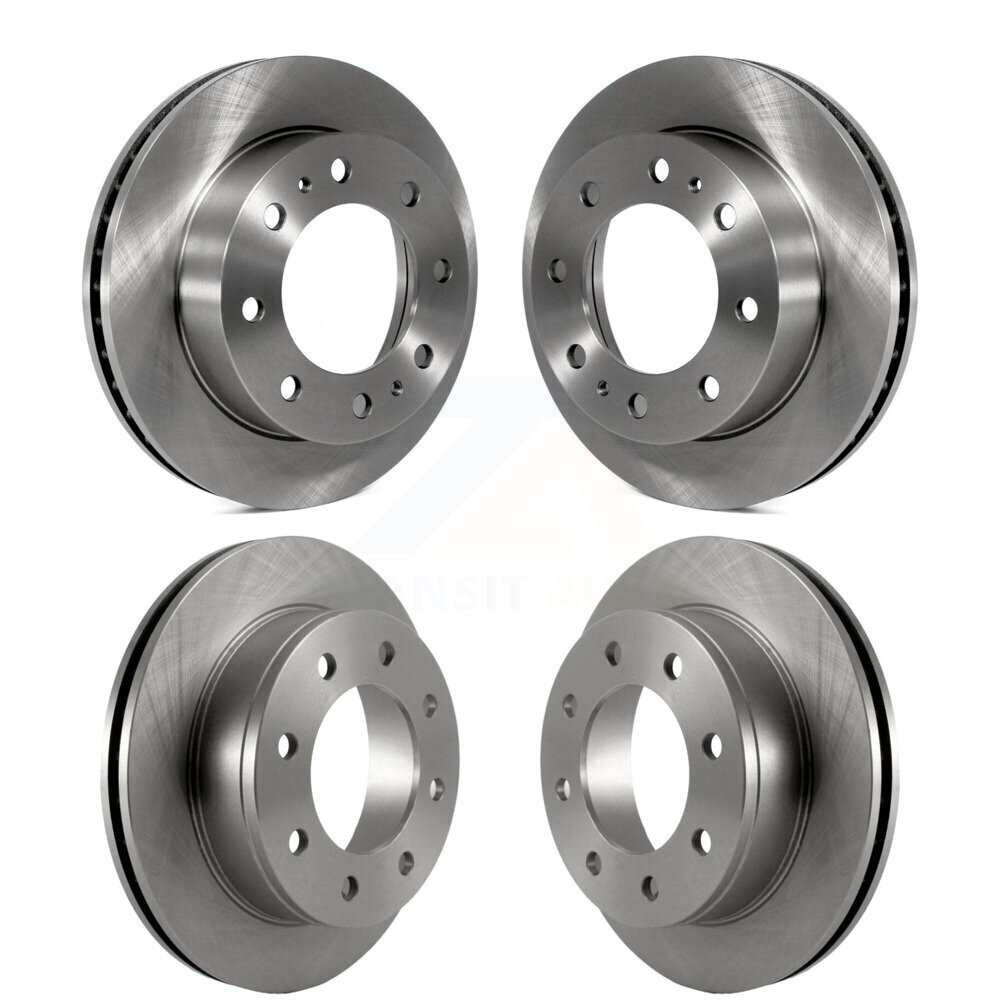 Front Rear Disc Brake Rotors Kit For GMC Savana 2500 Chevrolet Express 3500 K8-100990