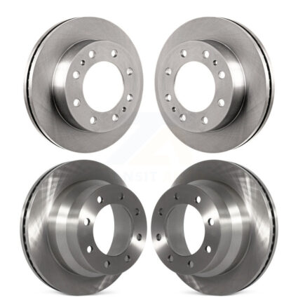 Front Rear Disc Brake Rotors Kit For Chevrolet Express 4500 GMC Savana K8-100993