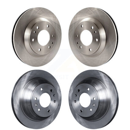 Front Rear Brake Rotors Kit For GMC Envoy Chevrolet Trailblazer Oldsmobile Bravada Buick K8-100994