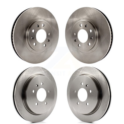Front Rear Disc Brake Rotors Kit For Cadillac CTS With Standard Suspension K8-101000