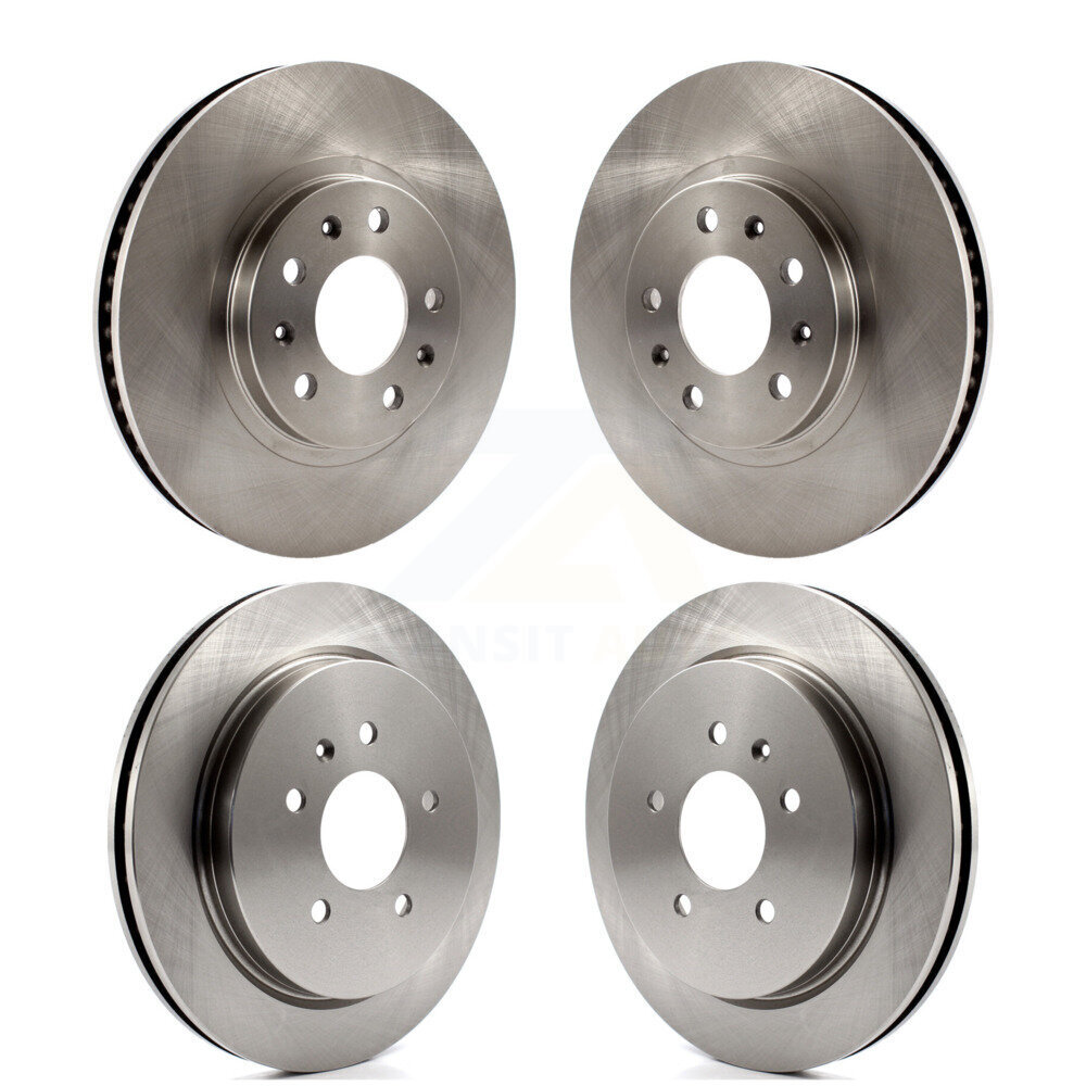 Front Rear Disc Brake Rotors Kit For Cadillac CTS With Standard Suspension K8-101000