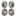 Front Rear Disc Brake Rotors Kit For Pontiac G5 Pursuit K8-101001