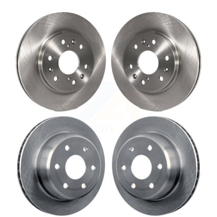 Front Rear Disc Brake Rotors Kit For 2009-2014 Chevrolet Express 1500 GMC Savana K8-101011
