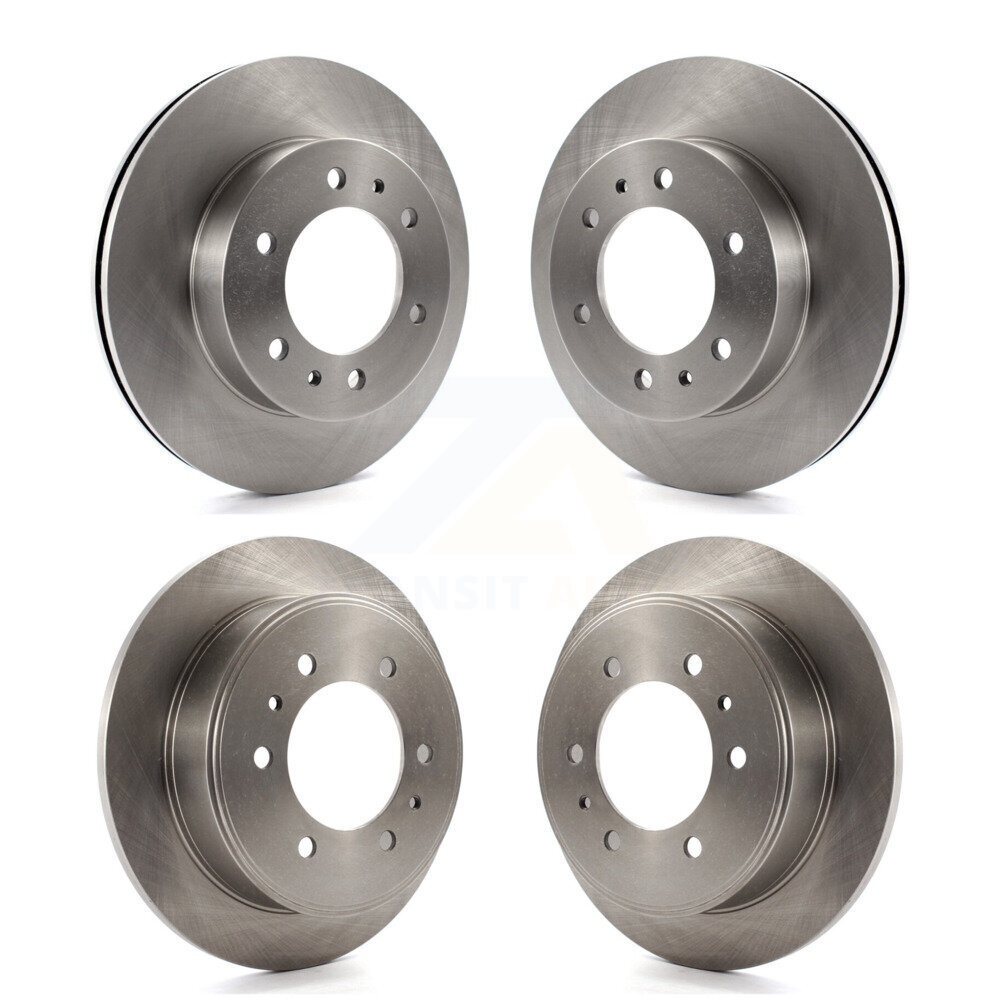 Front Rear Disc Brake Rotors Kit For Hummer H3 H3T K8-101016