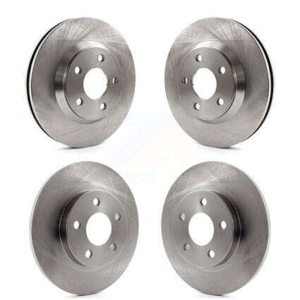 Front Rear Disc Brake Rotors Kit For 2005 Cadillac DeVille Buick Park Avenue K8-101032