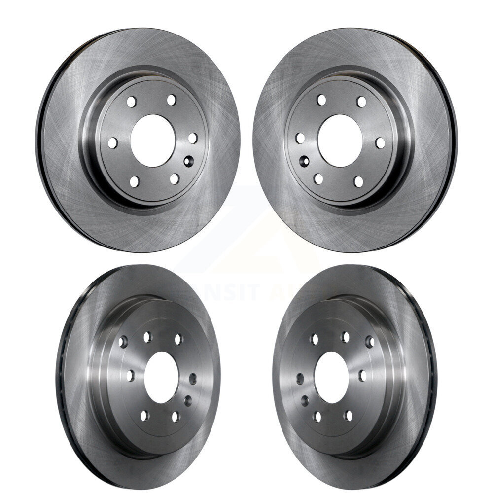 Front Rear Brake Rotors Kit For GMC Acadia Buick Enclave Chevrolet Traverse Saturn Outlook K8-101034