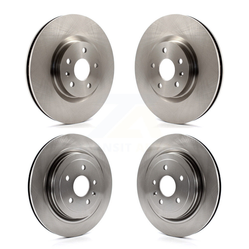 Front Rear Disc Brake Rotors Kit For Cadillac CTS With Heavy Duty Brakes K8-101037