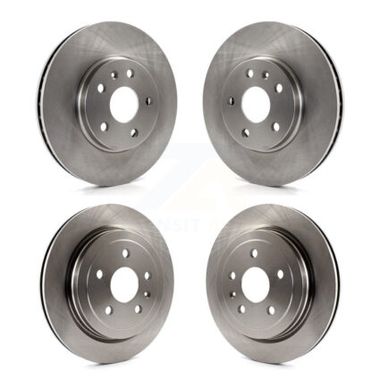 Front Rear Disc Brake Rotors Kit For Cadillac CTS Without Heavy Duty Brakes K8-101041