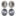Front Rear Disc Brake Rotors Kit For Cadillac SRX Saab 9-4X K8-101049