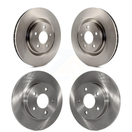 Front Rear Disc Brake Rotors Kit For Chevrolet HHR With Dual Piston Caliper K8-101053