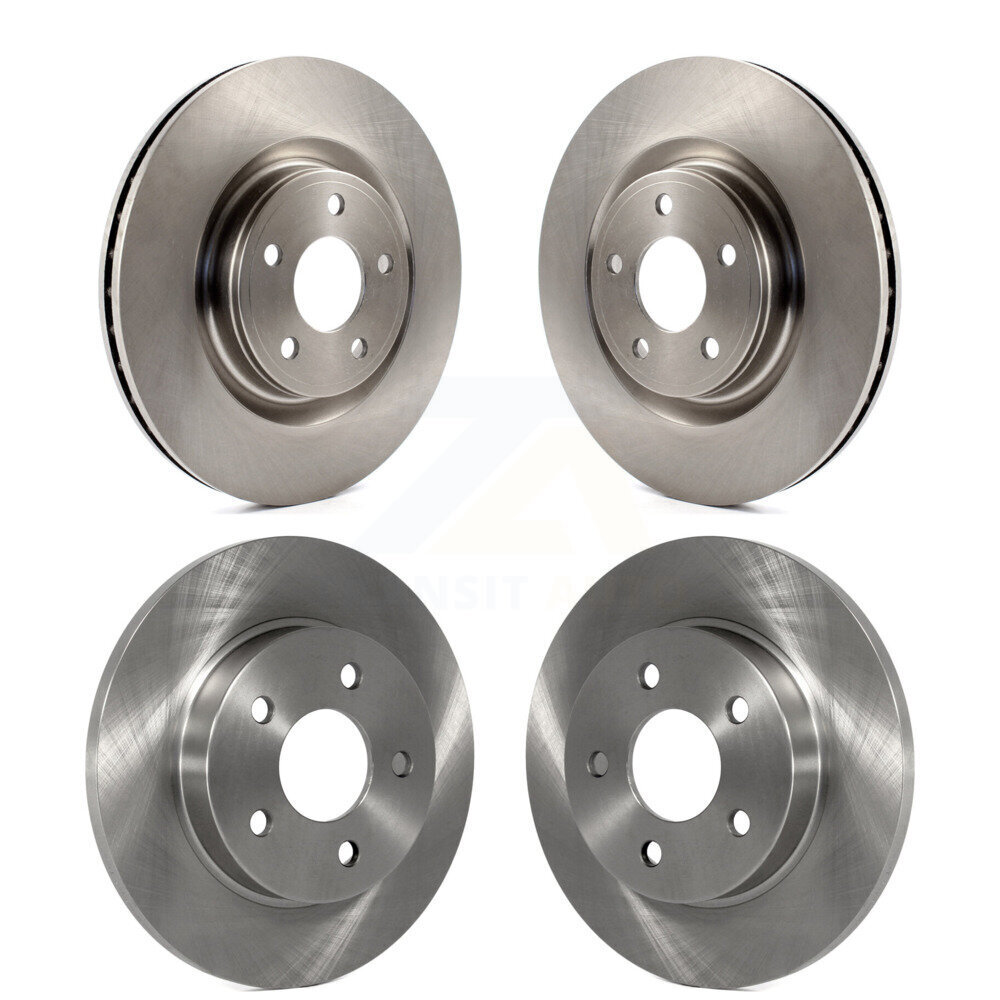 Front Rear Disc Brake Rotors Kit For Chevrolet HHR With Dual Piston Caliper K8-101053
