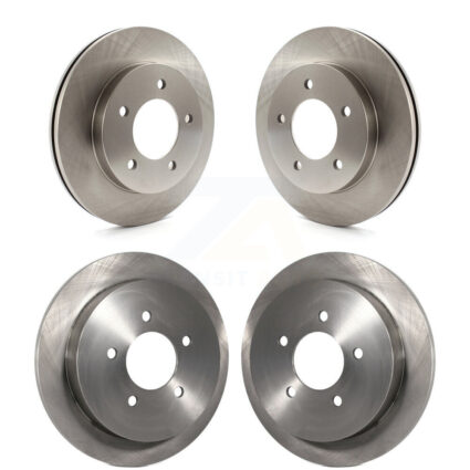 Front Rear Disc Brake Rotors Kit For Ford F-150 Heritage 4WD K8-101080