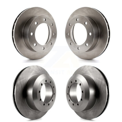 Front Rear Disc Brake Rotors Kit For 1999 Ford F-450 Super Duty F-550 K8-101088