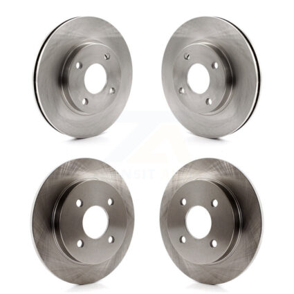 Front Rear Disc Brake Rotors Kit For Ford Focus K8-101093