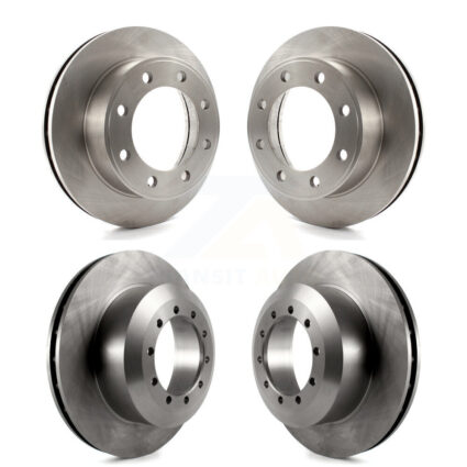 Front Rear Disc Brake Rotors Kit For Ford F-450 Super Duty F-550 K8-101094