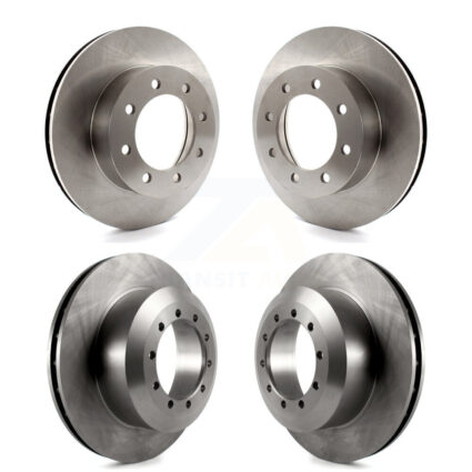 Front Rear Disc Brake Rotors Kit For Ford E-550 Super Duty F-450 F-550 Econoline K8-101096