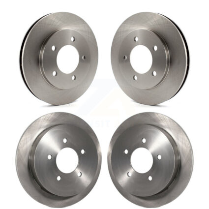Front Rear Brake Rotors Kit For Ford Expedition Lincoln Navigator With 14mm Wheel Lugs 4WD K8-101099
