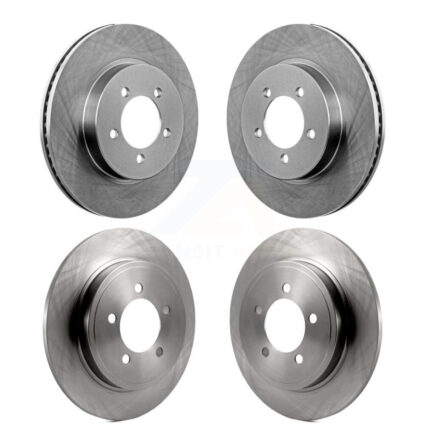 Front Rear Disc Brake Rotors Kit For Ford Explorer Mercury Mountaineer K8-101100