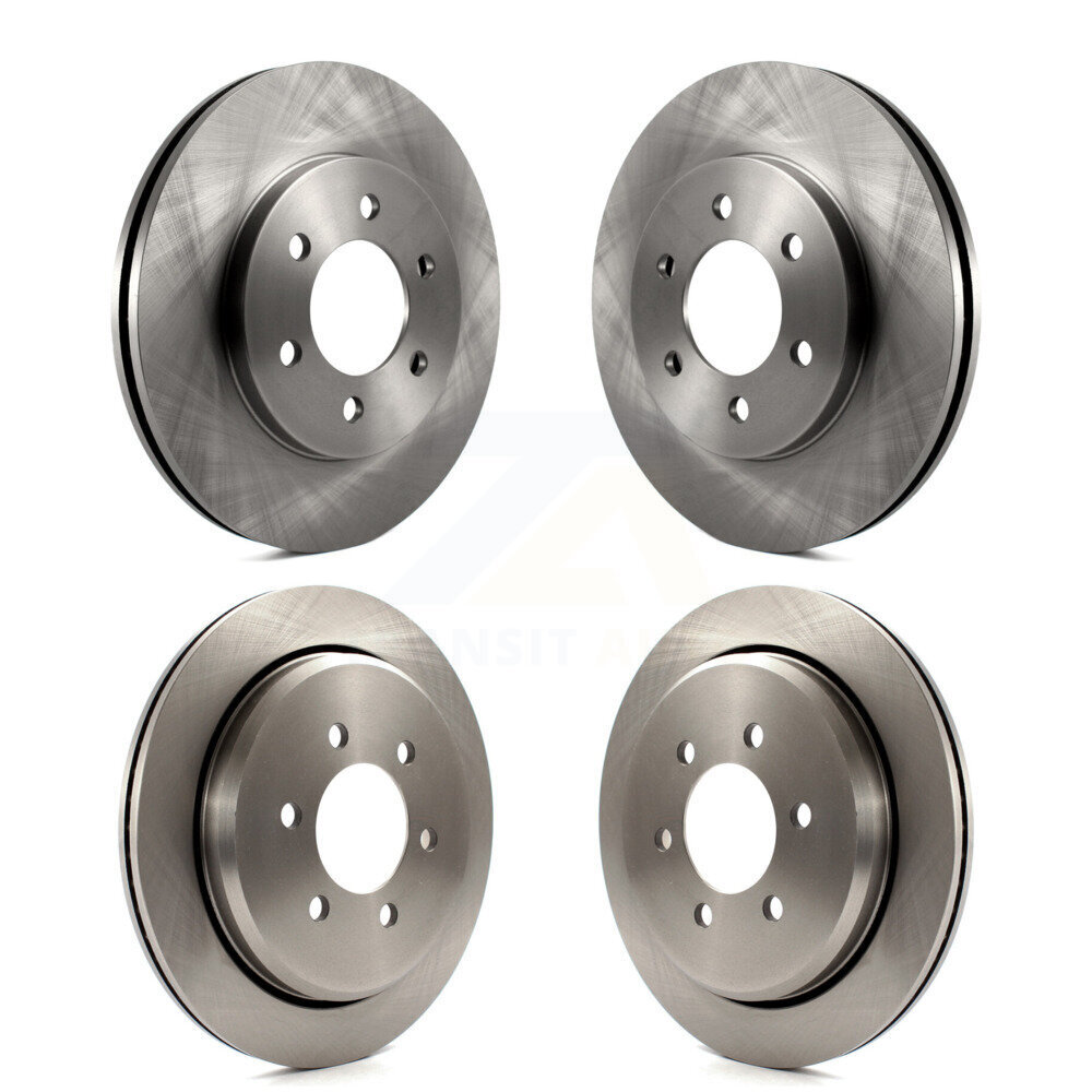 Front Rear Disc Brake Rotors Kit For Ford Expedition Lincoln Navigator K8-101105