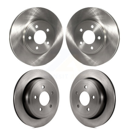 Front Rear Disc Brake Rotors Kit For Ford Crown Victoria Mercury Grand Marquis Marauder K8-101108