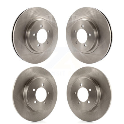 Front Rear Disc Brake Rotors Kit For 2003-2005 Lincoln Aviator K8-101110