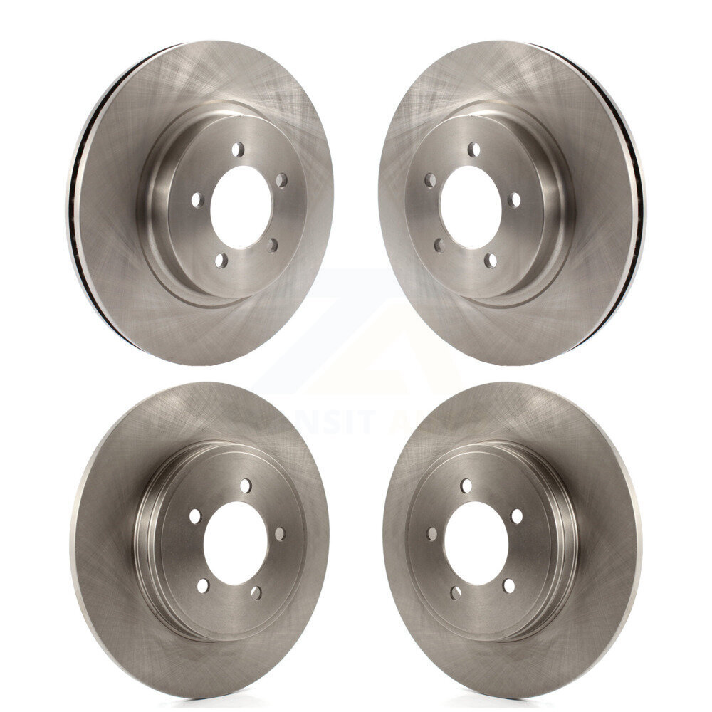 Front Rear Disc Brake Rotors Kit For 2003-2005 Lincoln Aviator K8-101110