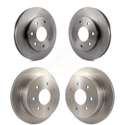 Front Rear Disc Brake Rotors Kit For Ford F-150 Lincoln Mark LT 4WD K8-101112