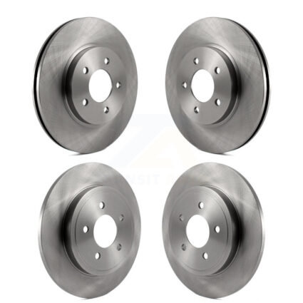 Front Rear Disc Brake Rotors Kit For Ford Escape Mazda Tribute Mercury Mariner K8-101114