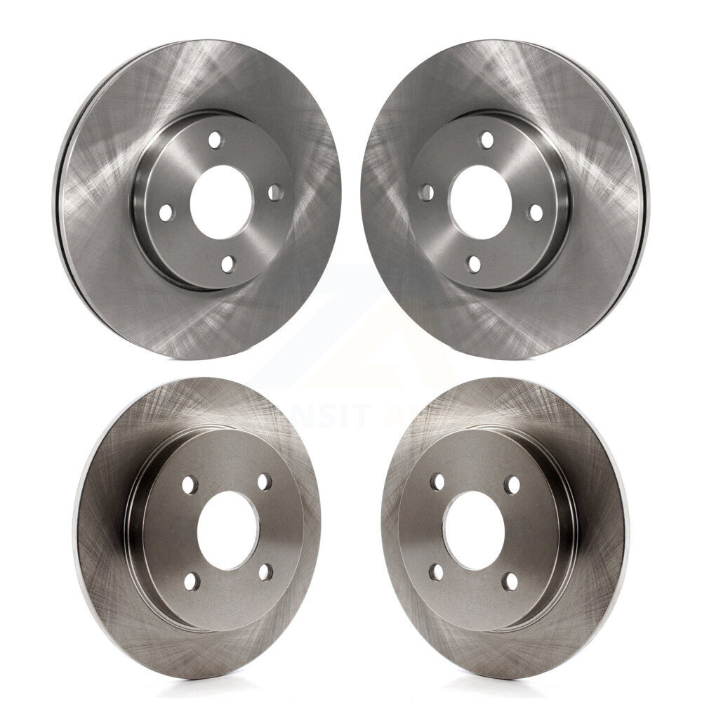 Front Rear Disc Brake Rotors Kit For 2005-2007 Ford Focus rear brakes K8-101120