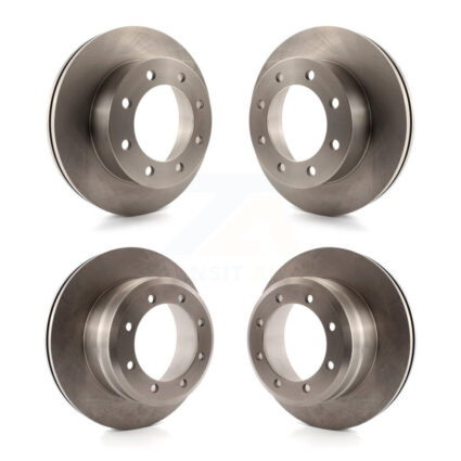 Front Rear Disc Brake Rotors Kit For Ford F-350 Super Duty F-450 K8-101122