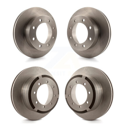 Front Rear Disc Brake Rotors Kit For 2013 Ford F-350 Super Duty 4WD With Dual Wheels K8-101123