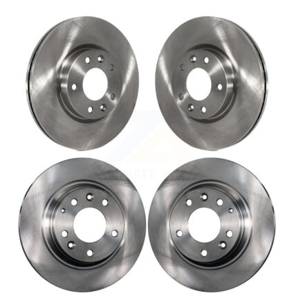 Front Rear Disc Brake Rotors Kit For Ford Fusion Mazda 6 Lincoln MKZ Zephyr Mercury Milan K8-101124