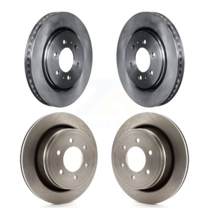 Front Rear Disc Brake Rotors Kit For Ford F-150 K8-101129