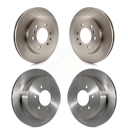 Front Rear Disc Brake Rotors Kit For 2009 Ford F-150 With 6 Lug Wheels K8-101137