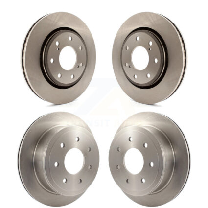 Front Rear Disc Brake Rotors Kit For 2010-2011 Ford F-150 With 7 Lug Wheels K8-101140