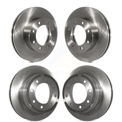 Front Rear Disc Brake Rotors Kit For Ford F-250 Super Duty F-350 4WD K8-101151