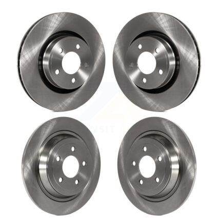 Front Rear Disc Brake Rotors Kit For 2015-2017 Ford Mustang V6 with 3.7L K8-101154