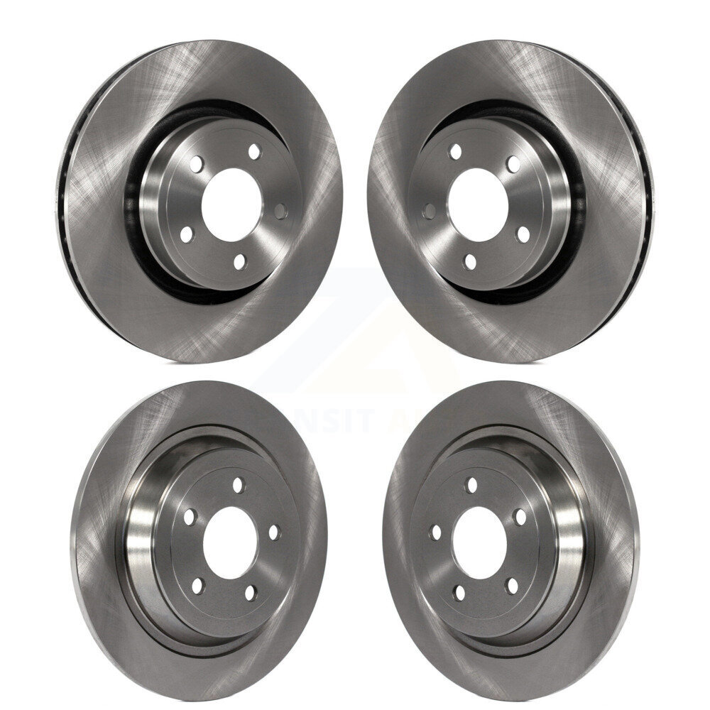 Front Rear Disc Brake Rotors Kit For 2015-2017 Ford Mustang V6 with 3.7L K8-101154