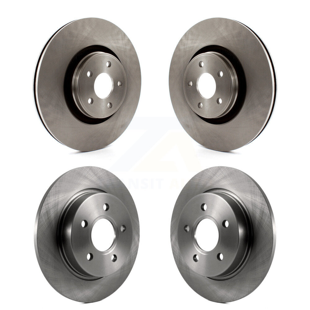 Front Rear Disc Brake Rotors Kit For 2013-2018 Ford Focus ST With 335mm Diameter Rotor K8-101157