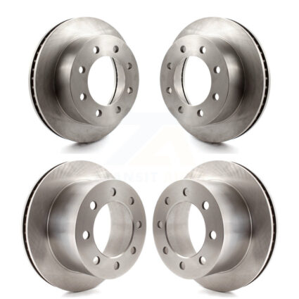 Front Rear Disc Brake Rotors Kit For 2000-2002 Dodge Ram 2500 3500 K8-101173