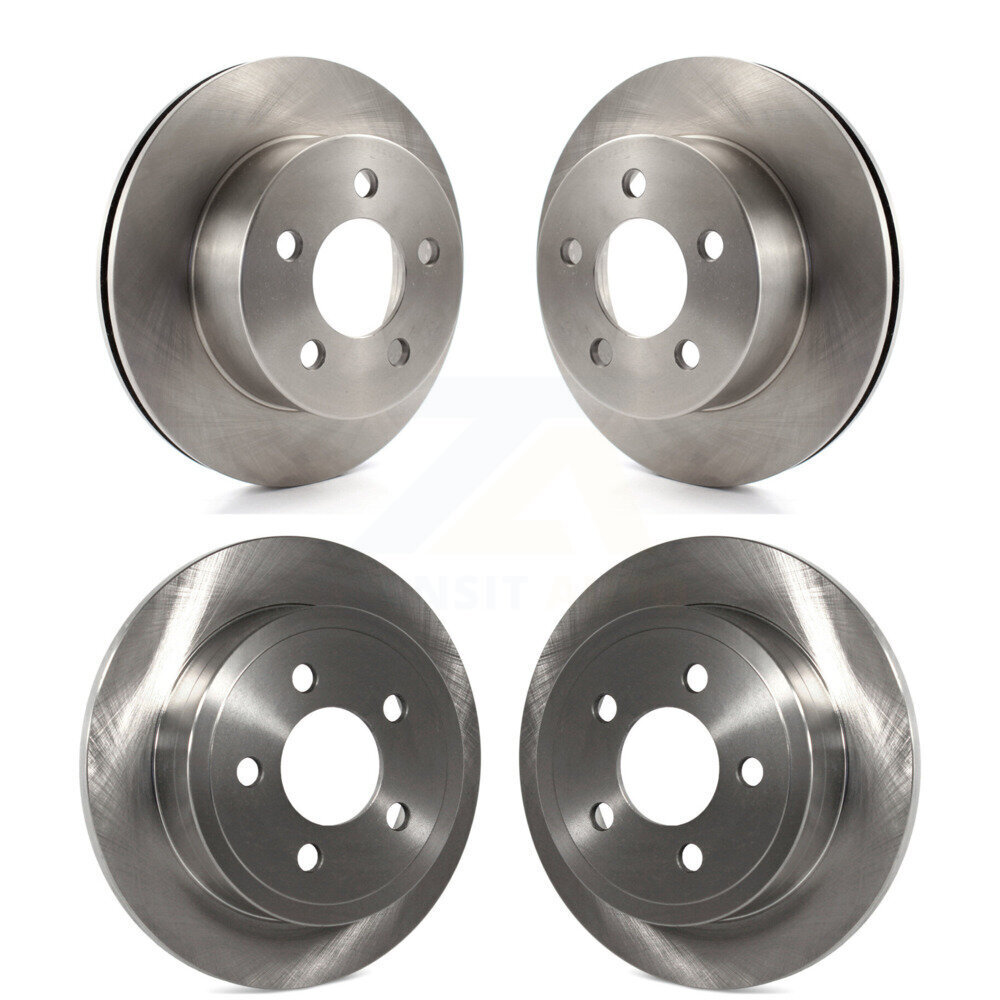 Front Rear Disc Brake Rotors Kit For 2003-2006 Jeep Wrangler TJ rear brakes K8-101176