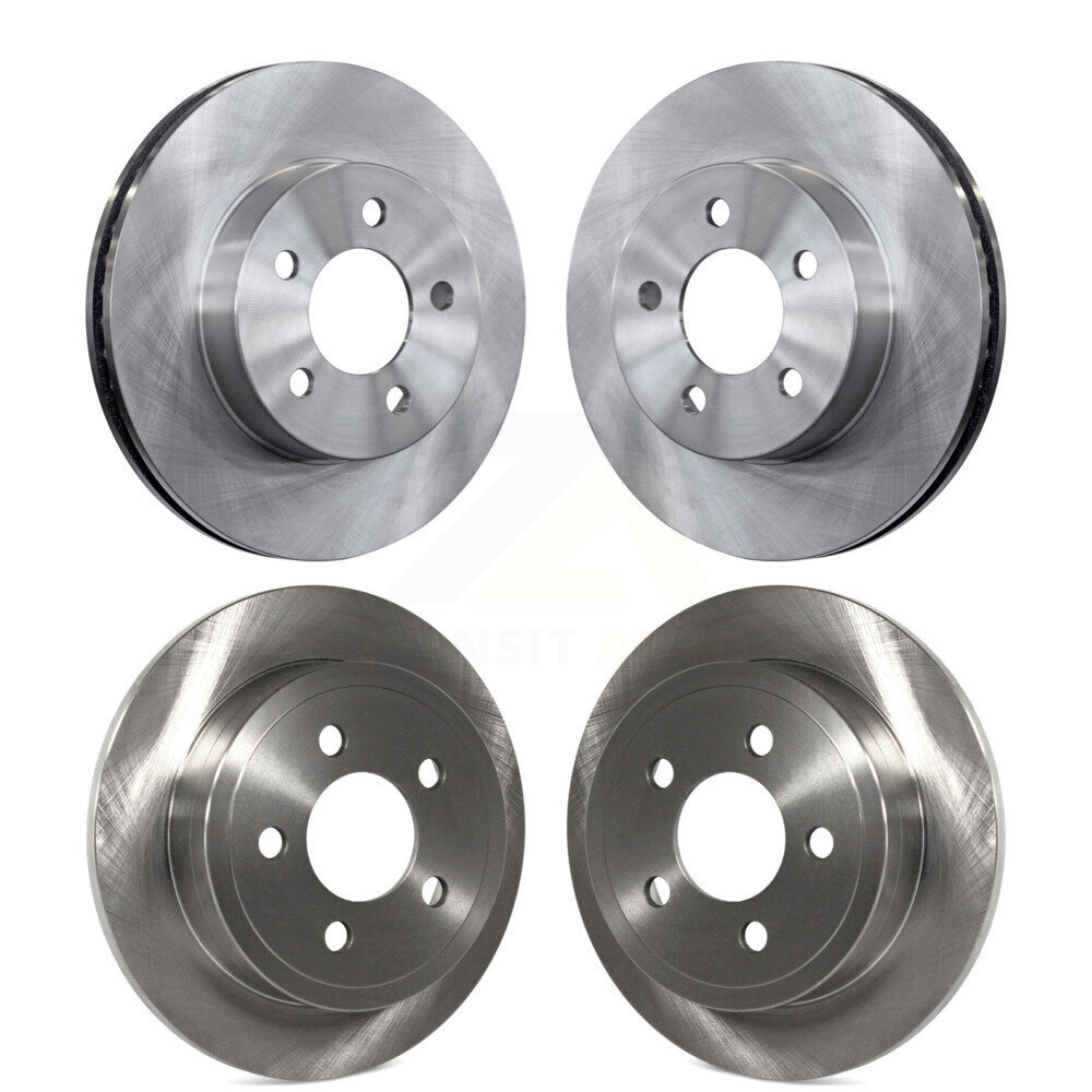 Front Rear Disc Brake Rotors Kit For 2003-2007 Jeep Liberty K8-101179