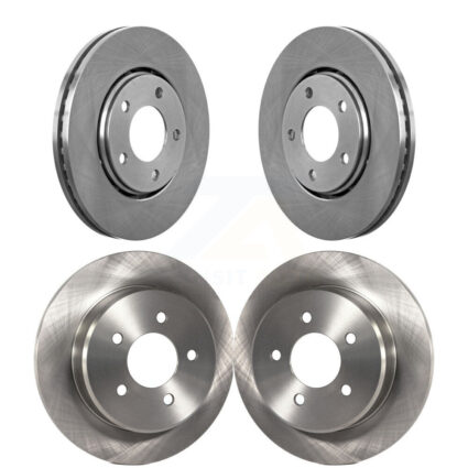 Front Rear Disc Brake Rotors Kit For 2003 Chrysler Voyager 4-Wheel ABS K8-101180