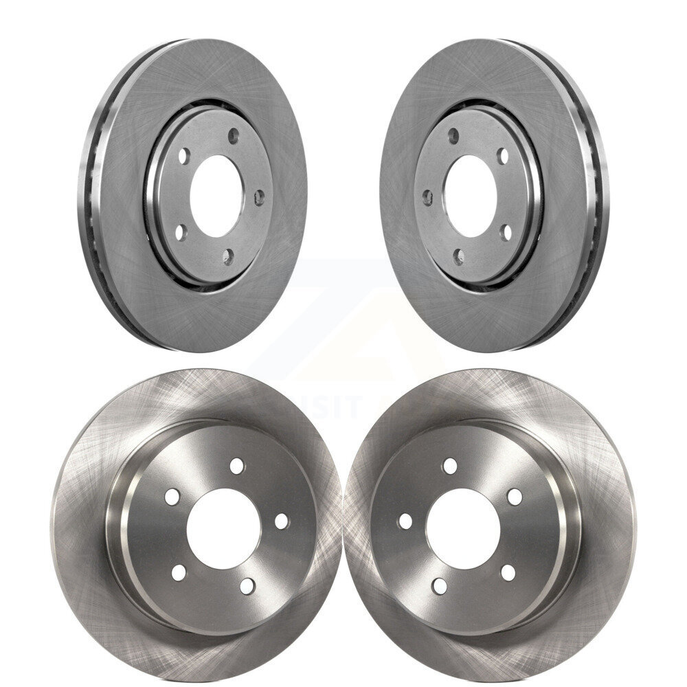 Front Rear Disc Brake Rotors Kit For 2003 Chrysler Voyager 4-Wheel ABS K8-101180