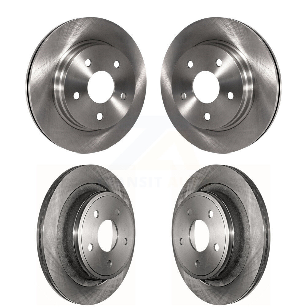 Front Rear Disc Brake Rotors Kit For Ram 1500 Classic Dodge Durango Chrysler Aspen K8-101182