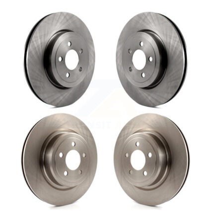 Front Rear Disc Brake Rotors Kit For Dodge Charger With Police Package K8-101193