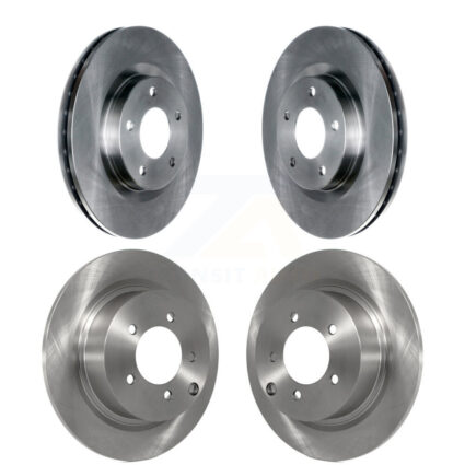 Front Rear Brake Rotors Kit For Jeep Mitsubishi Patriot Lancer Compass Outlander Dodge RVR K8-101199