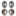 Front Rear Disc Brake Rotors Kit For Mitsubishi Outlander K8-101200
